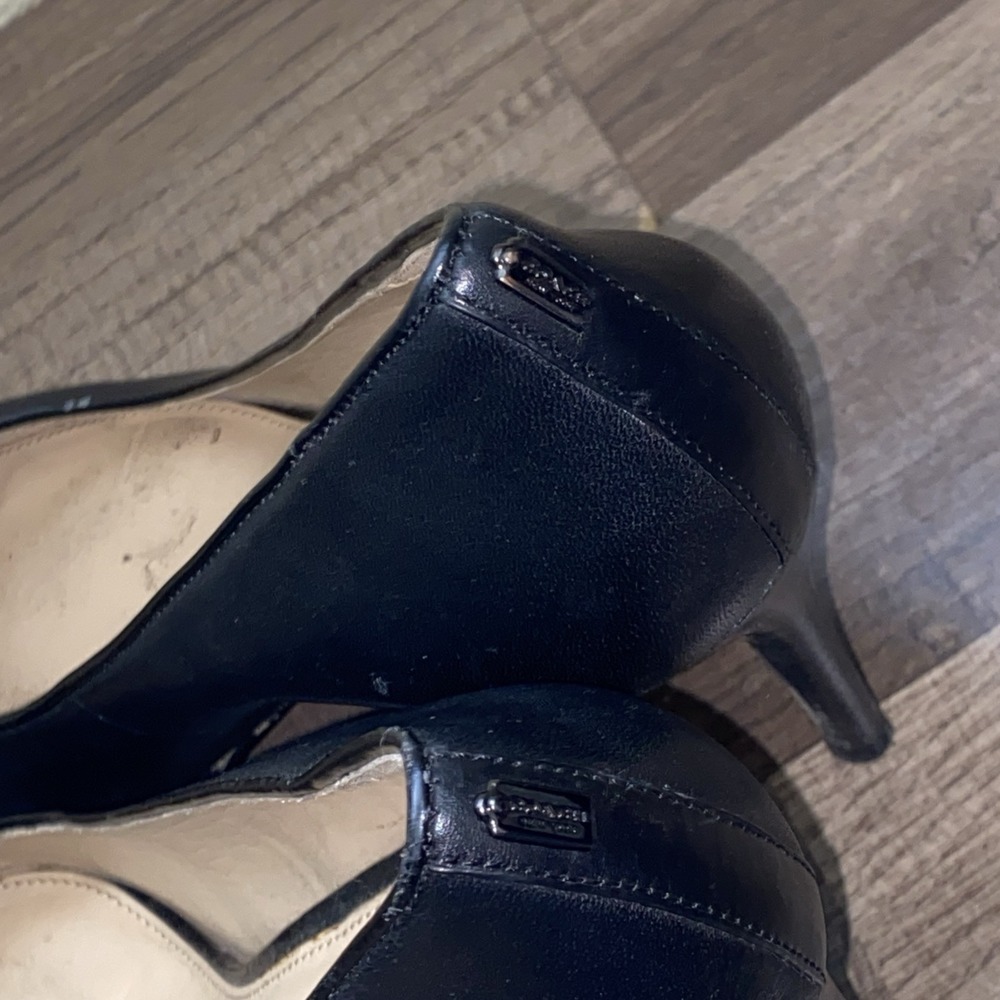 Coach Women's Jackie Leather Pump 8  Black G5264 - Picture 10 of 11